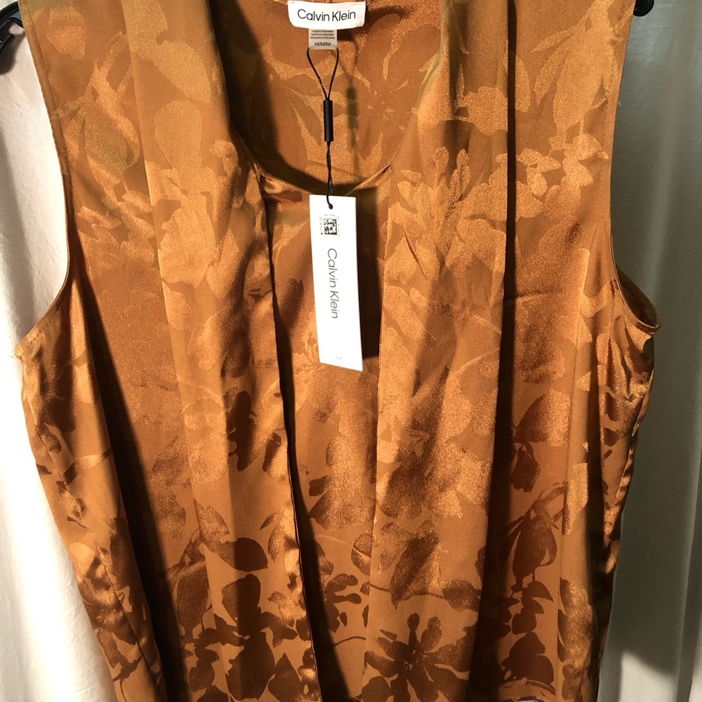Calvin Klein Floral Sleeveless shirt